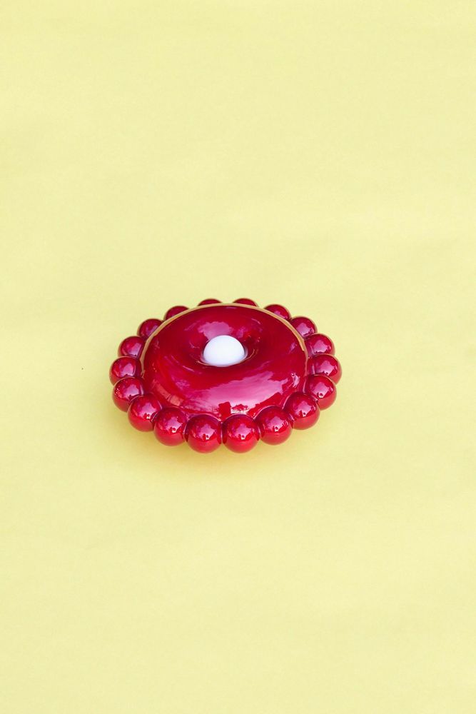 Design objects - Luna Small Bordeaux Wall Lamp - BELLO ET BELLO