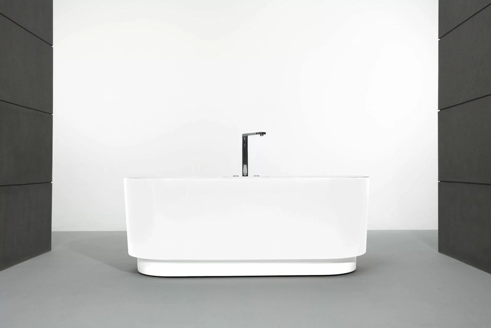 Bathtubs - UKIO WHITE Whirlpool Bathtub Bulle L. 175 x W. 75 cm, by SPALINA - SPALINA