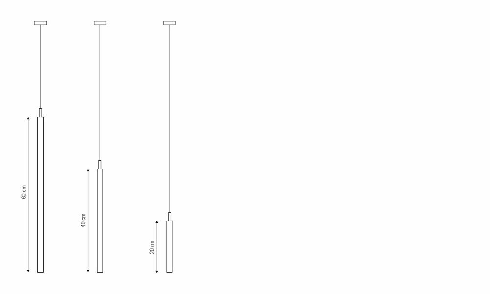Suspensions - MILOS suspension en noir ou blanc - LUXCAMBRA