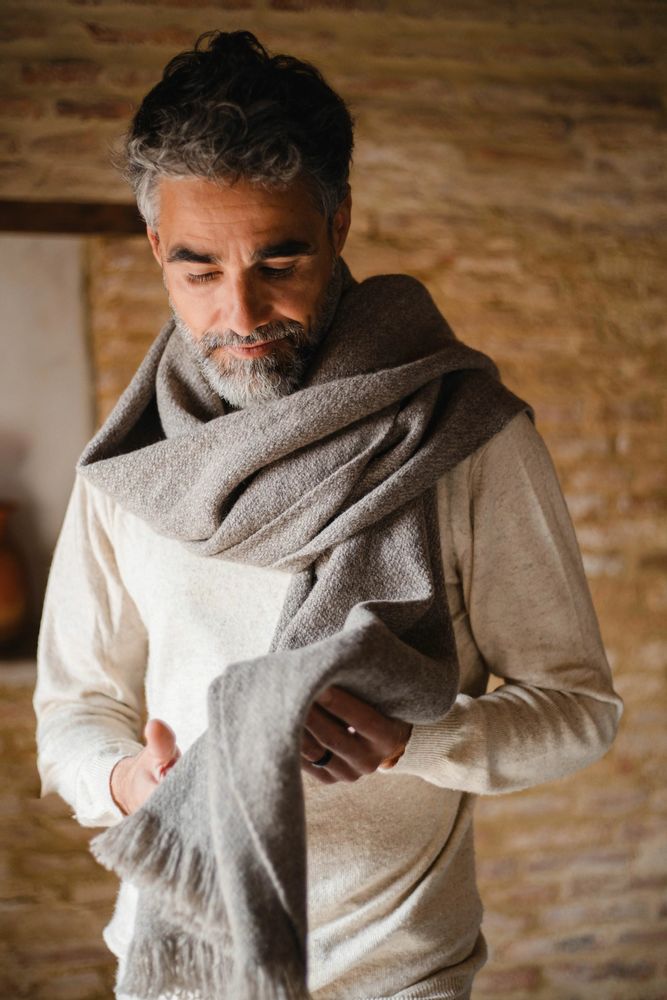 Scarves - LHASA VALLEY SCARF - HIMALAYAN HERMITAGE
