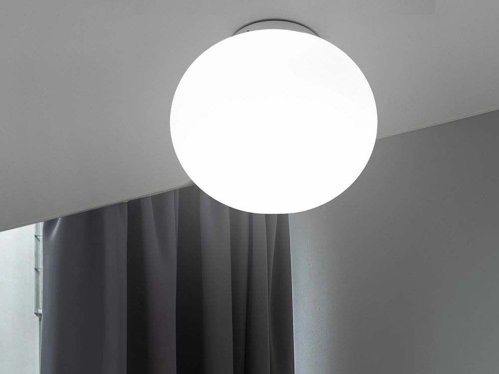 Ceiling lights - MOON ceiling lamp in white with a diameter of ø40cm, ø30cm or ø51cm - LUXCAMBRA