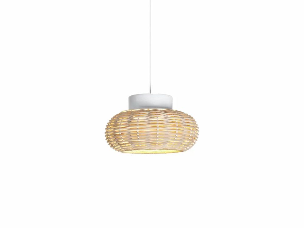 Hanging lights - NIUET hanging lamp in natural wicker of ø19.8cm, ø45cm or ø70cm - LUXCAMBRA