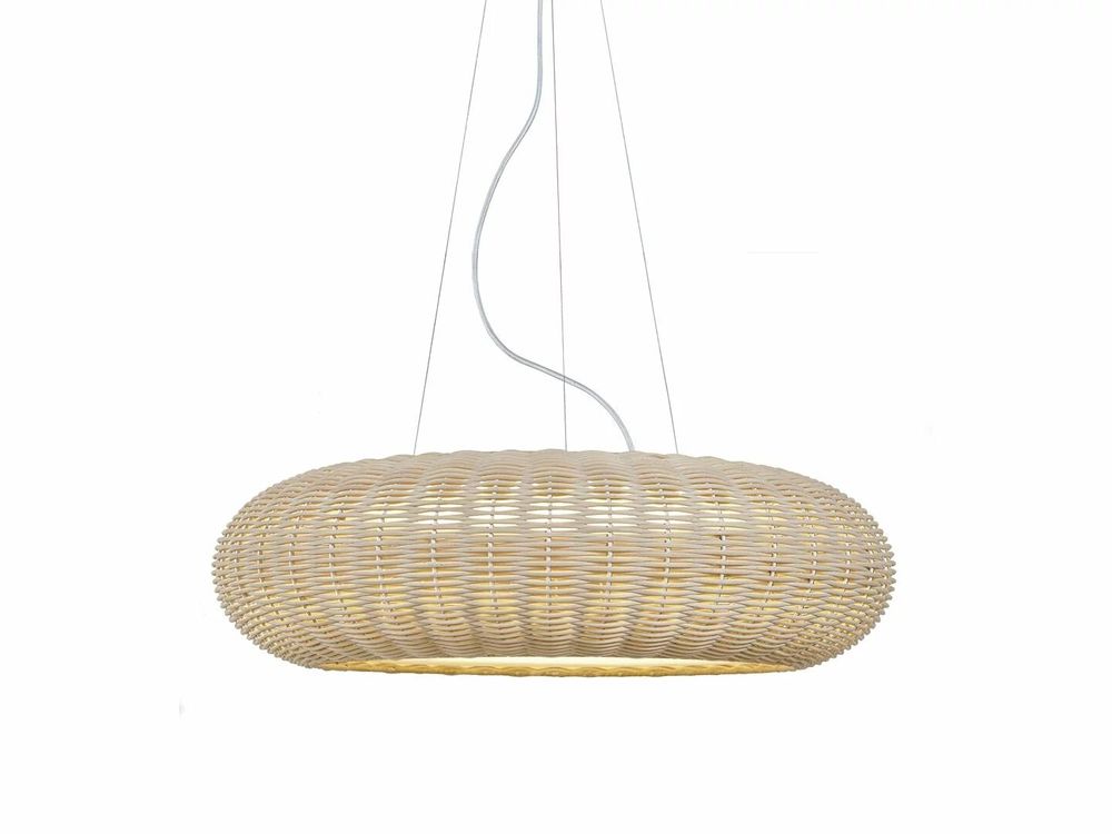 Hanging lights - NIUET hanging lamp in natural wicker of ø19.8cm, ø45cm or ø70cm - LUXCAMBRA