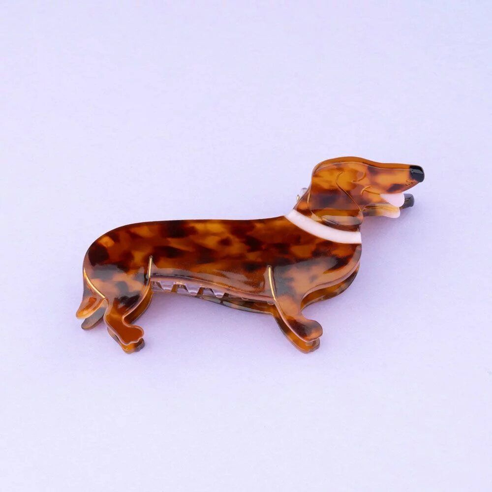 Gifts - Dachshund hair clip - Coucou Suzette - COUCOU SUZETTE