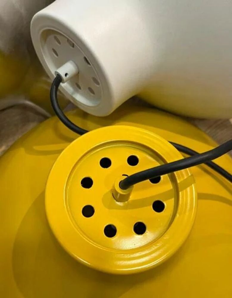Suspensions - PARABOLICA suspension en blanc, noir ou moutarde - LUXCAMBRA