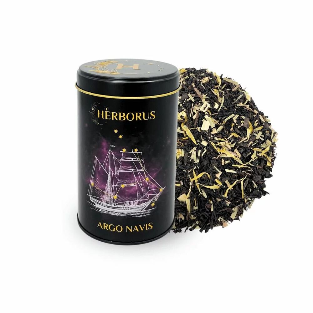 Coffee and tea - ARGO NAVIS -  Assam Black Tea, Bergamot & Marigold | invigorating - HERBORUS