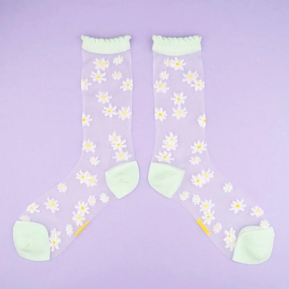 Socks - Daisy Sheer Socks - Coucou Suzette - COUCOU SUZETTE
