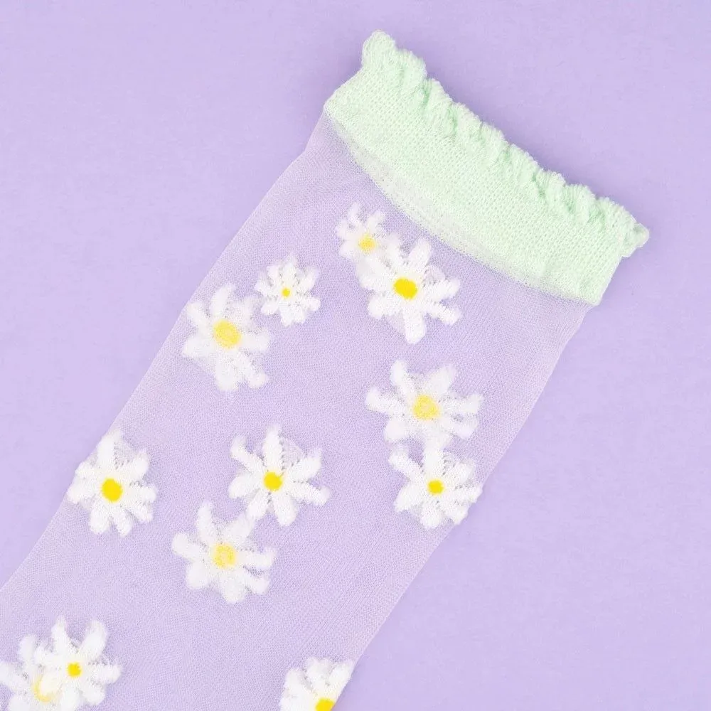 Socks - Daisy Sheer Socks - Coucou Suzette - COUCOU SUZETTE