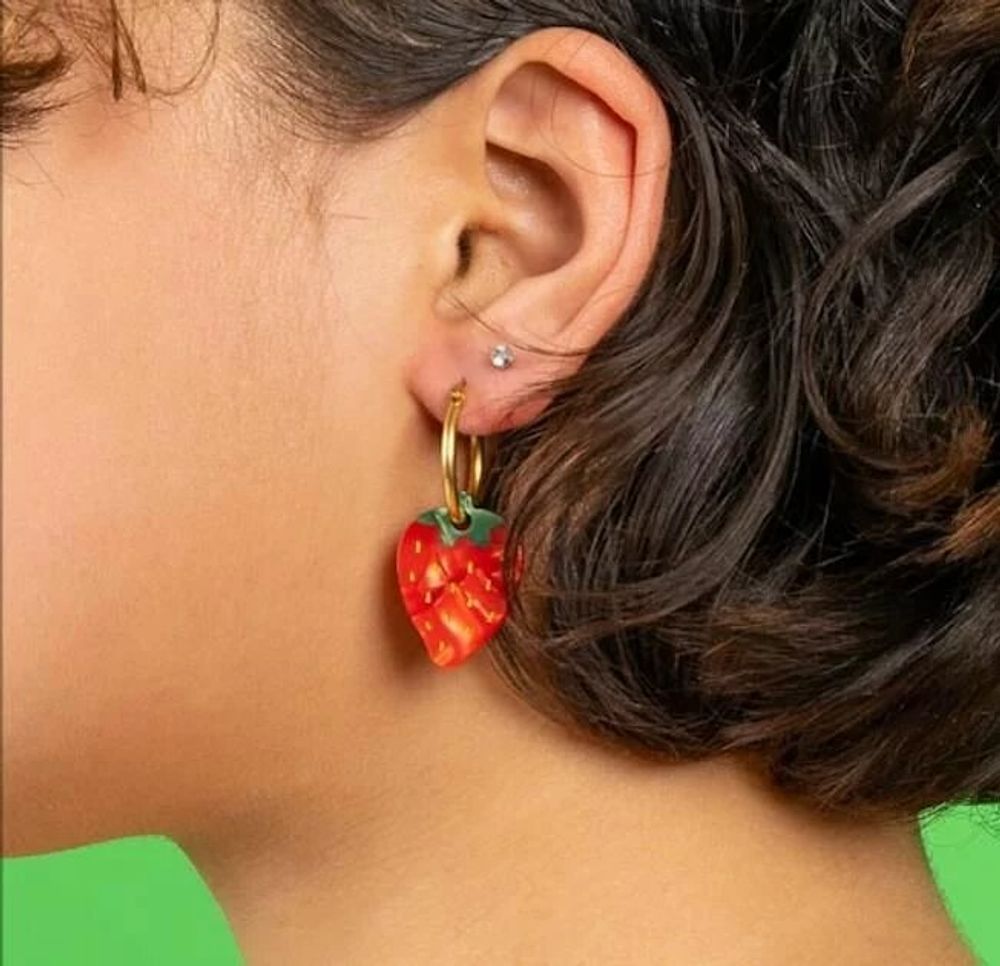 Apparel - Strawberry Earrings - Coucou Suzette - COUCOU SUZETTE