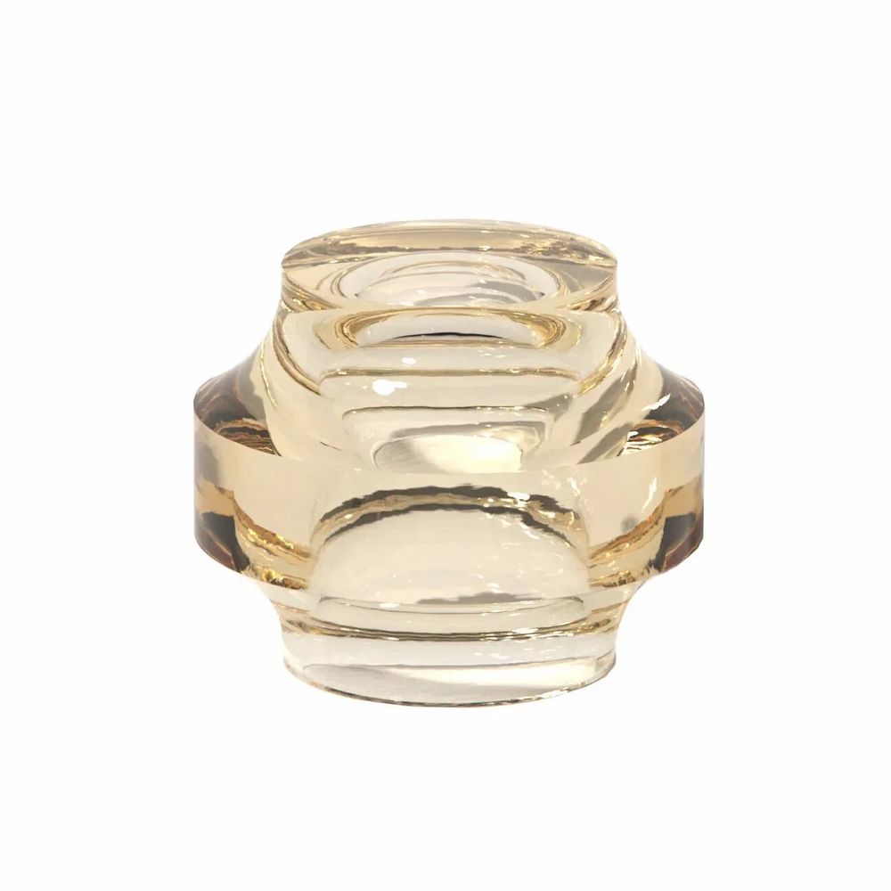 Autres tables  - Table d'appoint Echo I en résine translucide champagne par Ian Cochran - TULESTE FACTORY