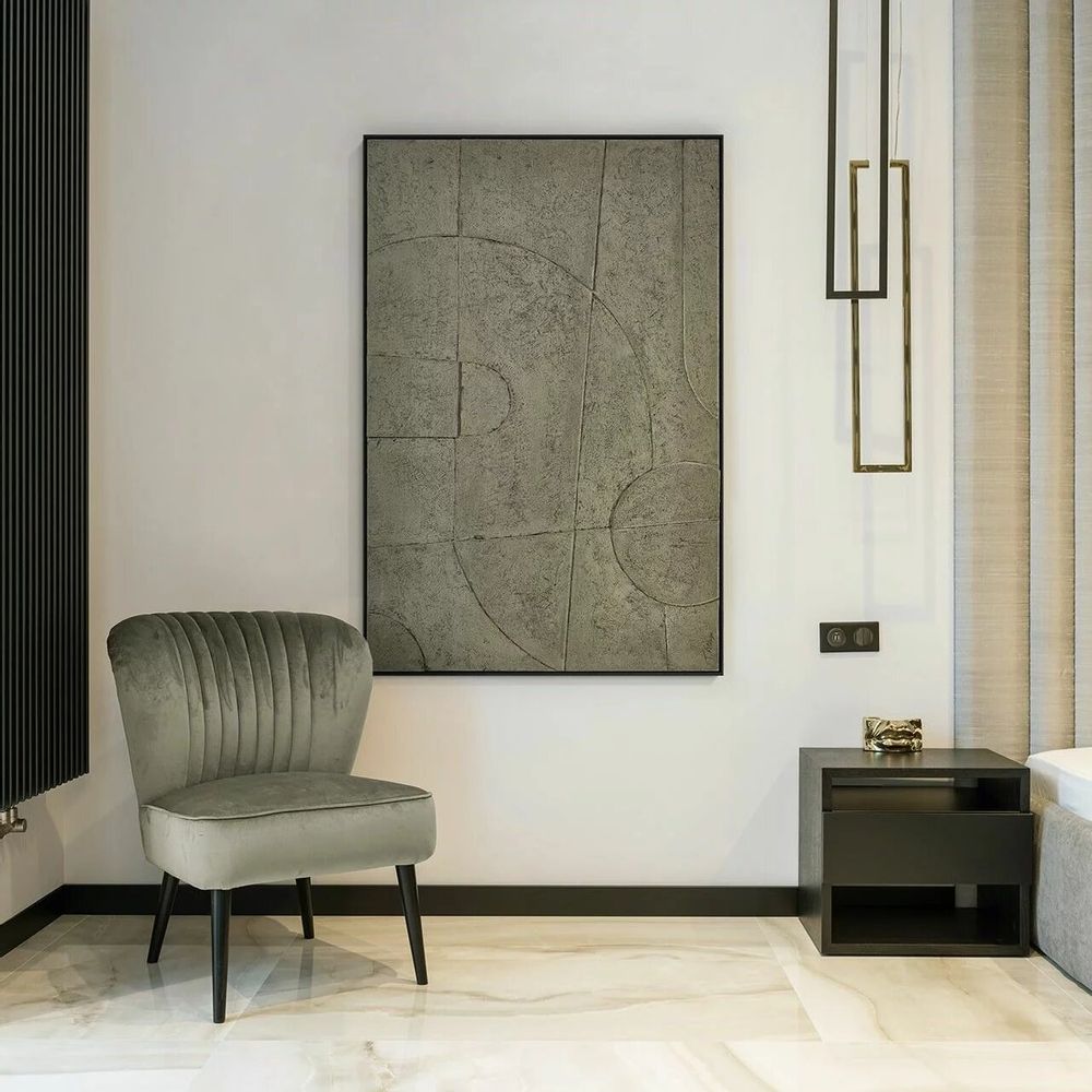 Services - 'Fornells 05 Ahumado' - Œuvre Originale - 100x150 cm - PERSPECTIVA 10