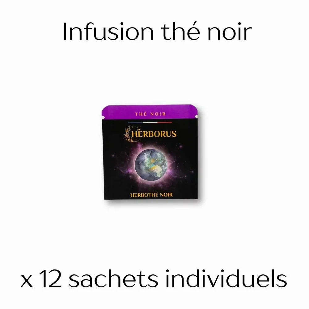 Café et thé - Comètes –Sachets individuels pour infusions ( 12 par référence / lot ) - HERBORUS
