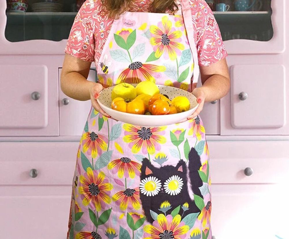 Tea towel - GOTS certified 100% organic cotton kitchen textile - HIRONDELLES & CIE BY MAISON ROYAL GARDEN