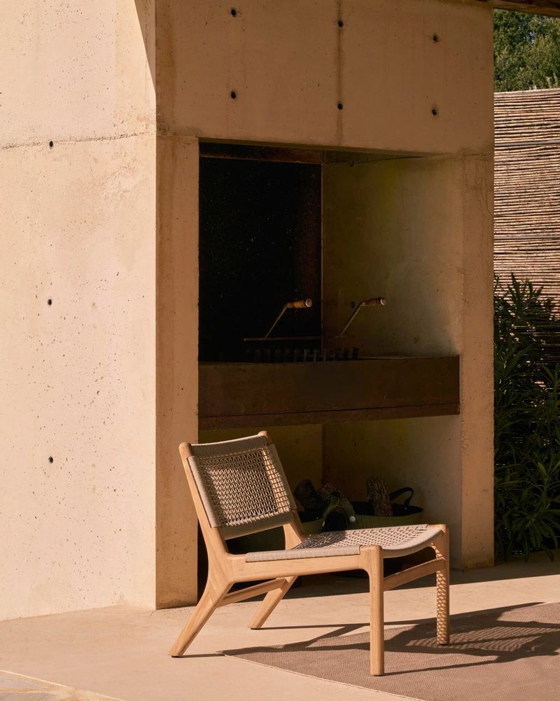 Lawn armchairs - Jack Woven outdoor lounge chair - ETHNICRAFT