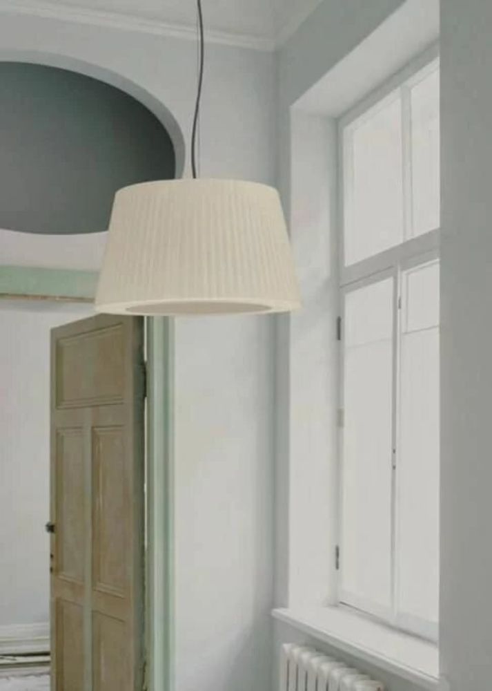 Hanging lights - TOSCANA hanging lamp with lampshade in white, red, beige or black. - LUXCAMBRA