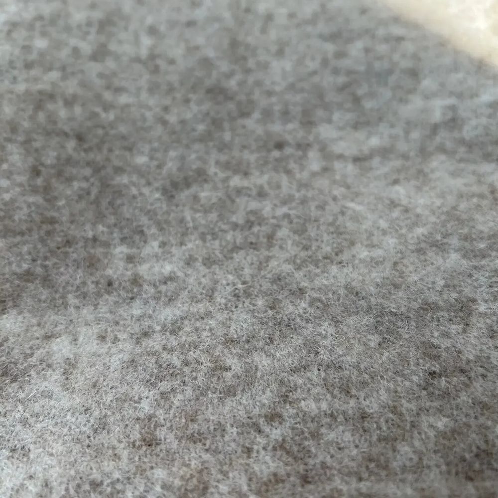 Throw blankets - Wool blanket plaid, Nature Beige - WOOL ONLY BY JOWOLLINA