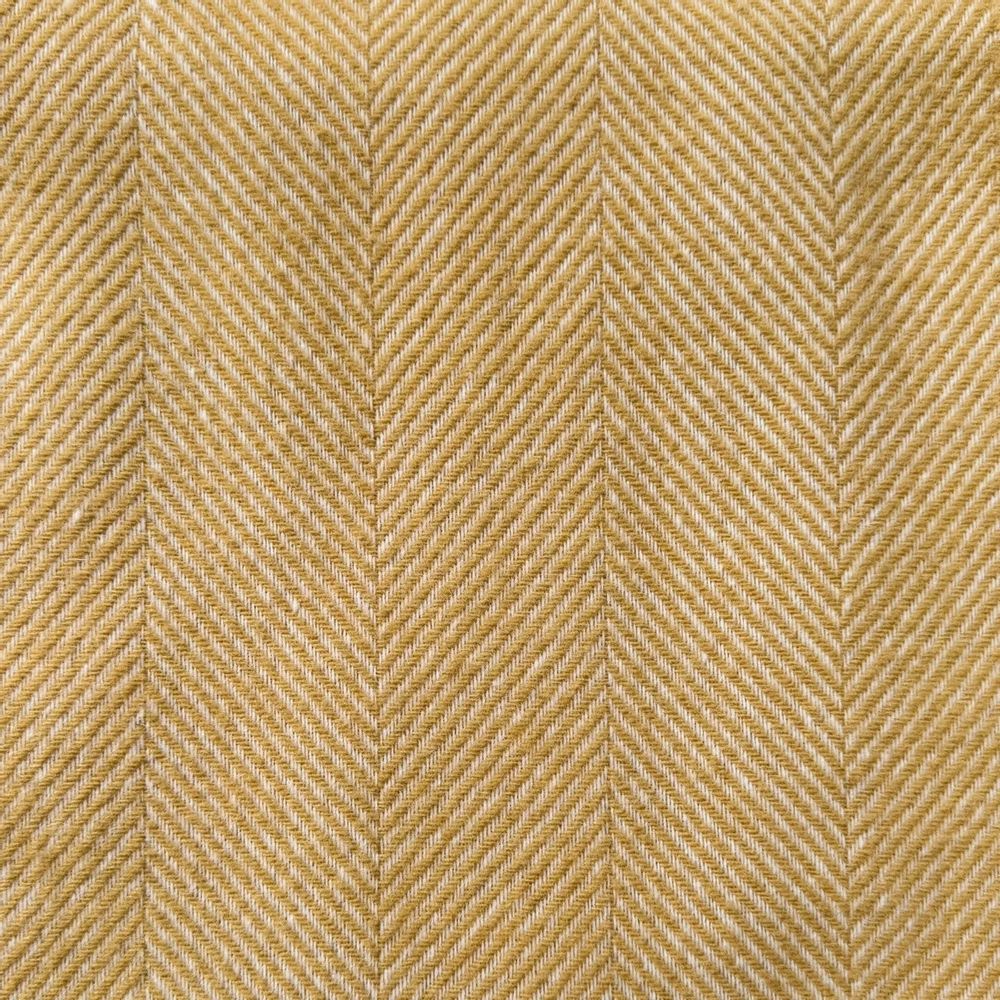 Throw blankets - Wool blanket plaid, Herringbone Honey Natural - WOOL ONLY BY JOWOLLINA