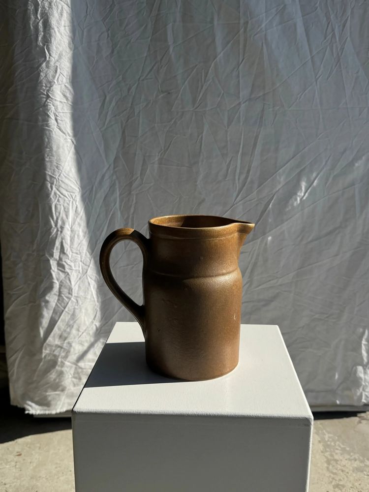 Carafes - Large stoneware carafe Digoin France H22 - OFFICE OBJETS