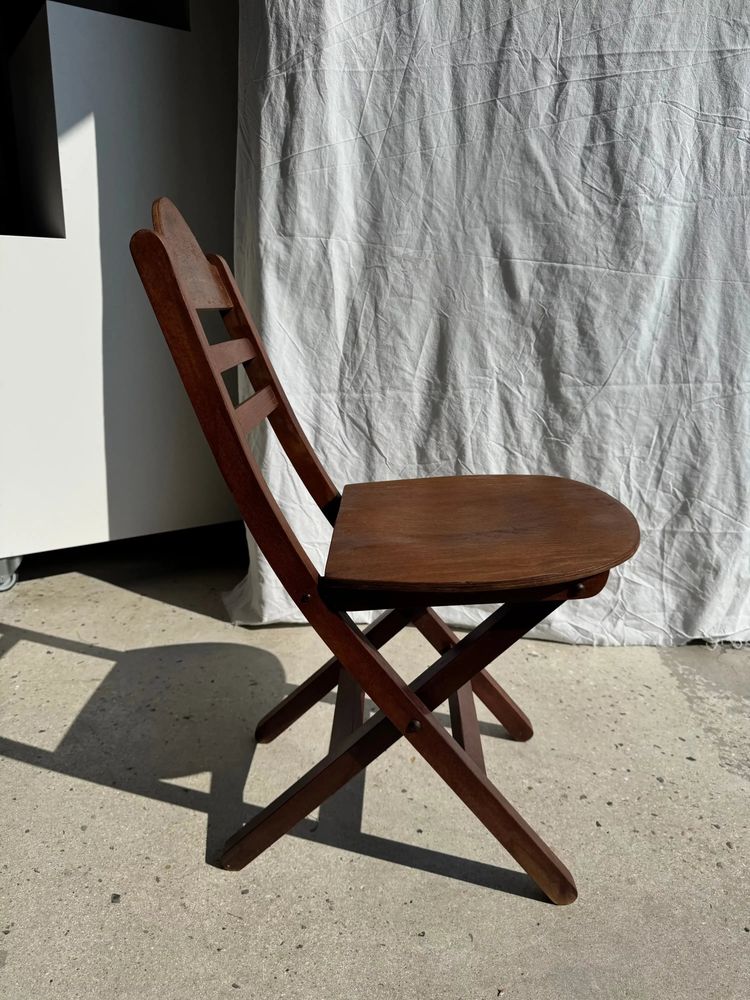 Chaises - Chaise vintage pliante en bois - OFFICE OBJETS