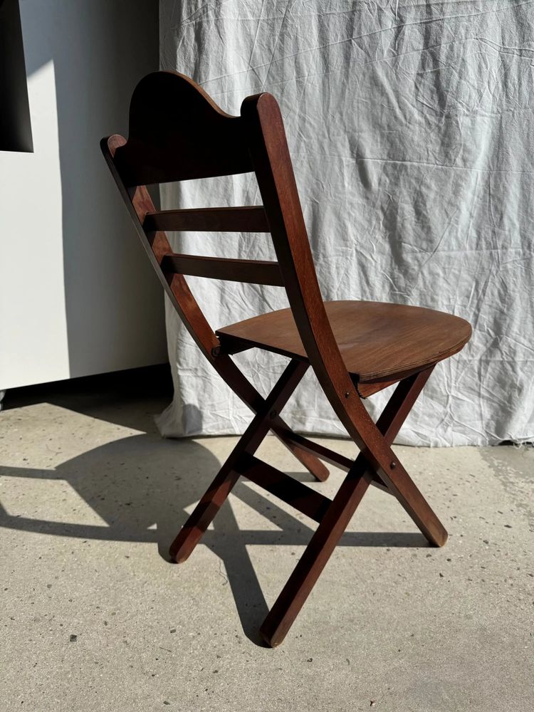Chaises - Chaise vintage pliante en bois - OFFICE OBJETS