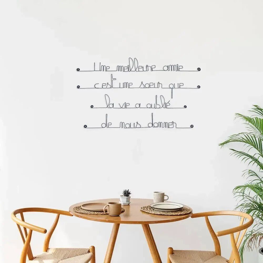 Other wall decoration - Wire "Best Friend" Gift - BIJOUX DE MUR