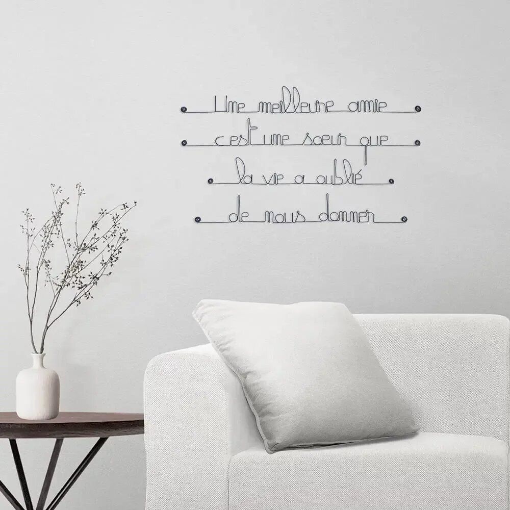 Other wall decoration - Wire "Best Friend" Gift - BIJOUX DE MUR