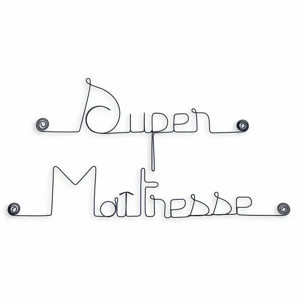 Other wall decoration - End of school year gift "Super Teacher" - Decoration - BIJOUX DE MUR