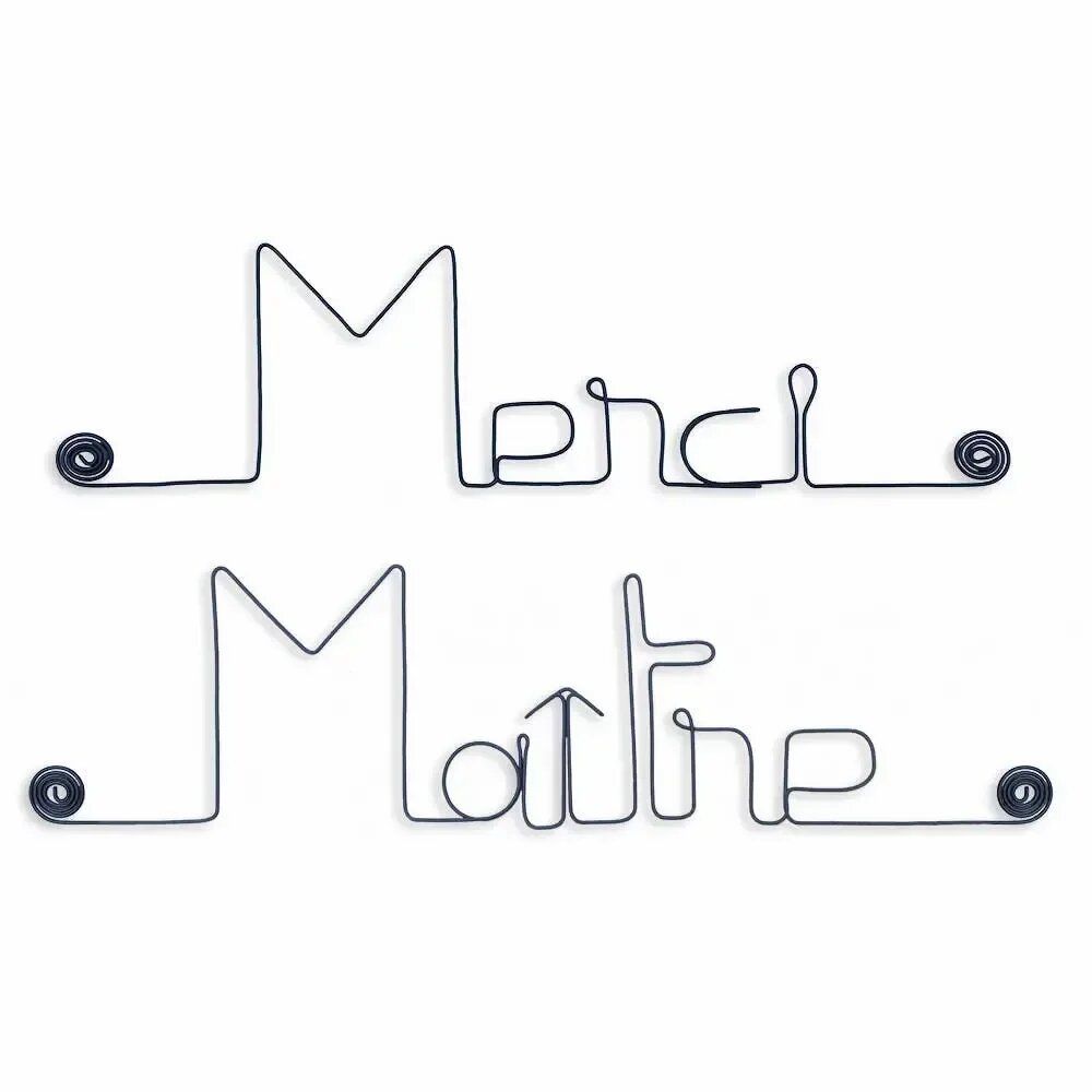 Autres décorations murales - Cadeau de fin d'année scolaire "Merci maître" - BIJOUX DE MUR