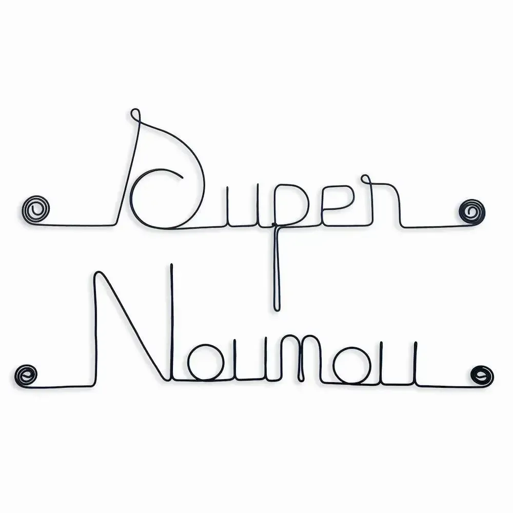 Autres décorations murales - Cadeau de fin d'année scolaire "Super nounou" - BIJOUX DE MUR