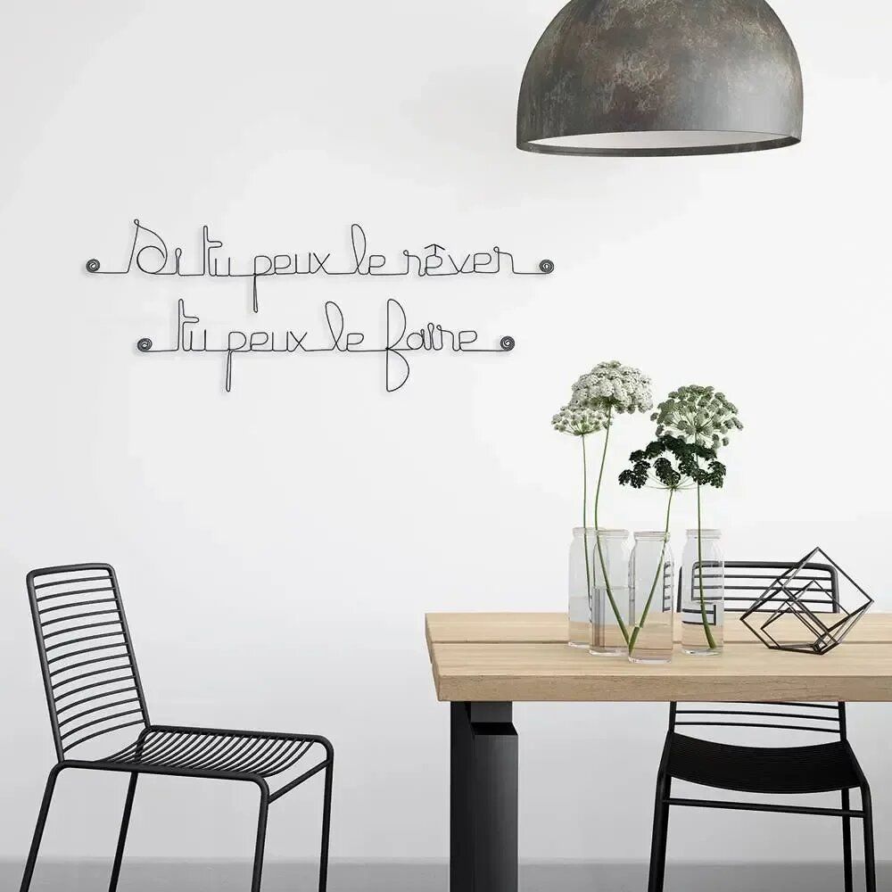Other wall decoration - Metal Quote "If you can dream it, you can do it" - BIJOUX DE MUR
