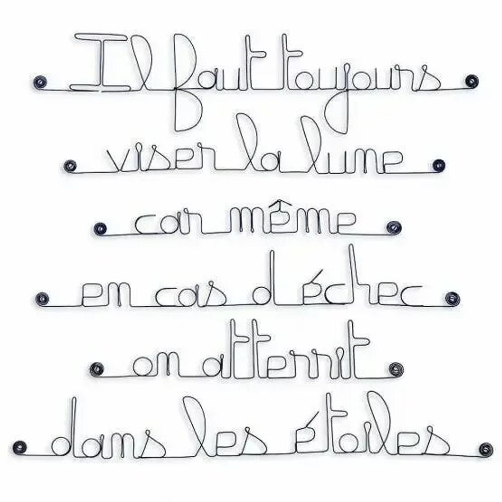Other wall decoration - Love Wall Quote for Couple - BIJOUX DE MUR