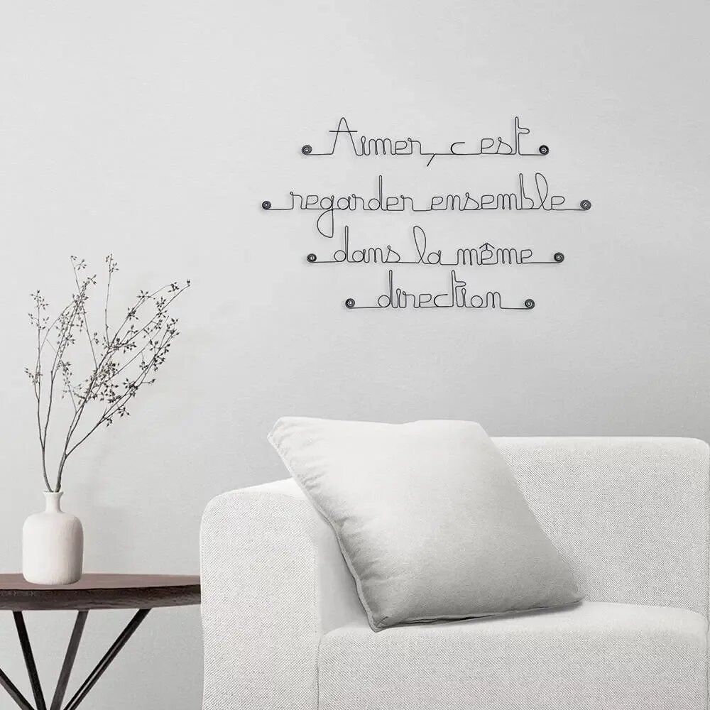 Other wall decoration - Love Wall Quote for Couple - BIJOUX DE MUR