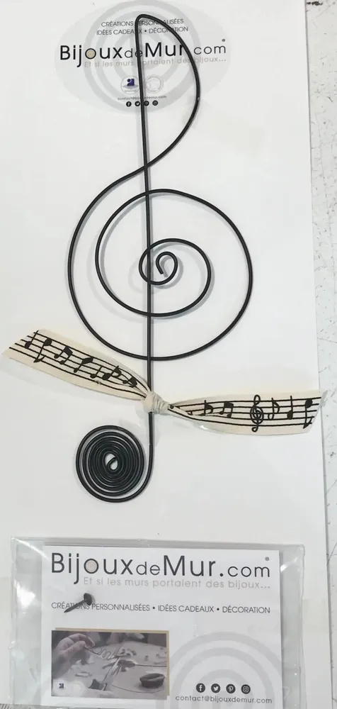 Other wall decoration - Treble Clef - Music Note Wall Decor - BIJOUX DE MUR