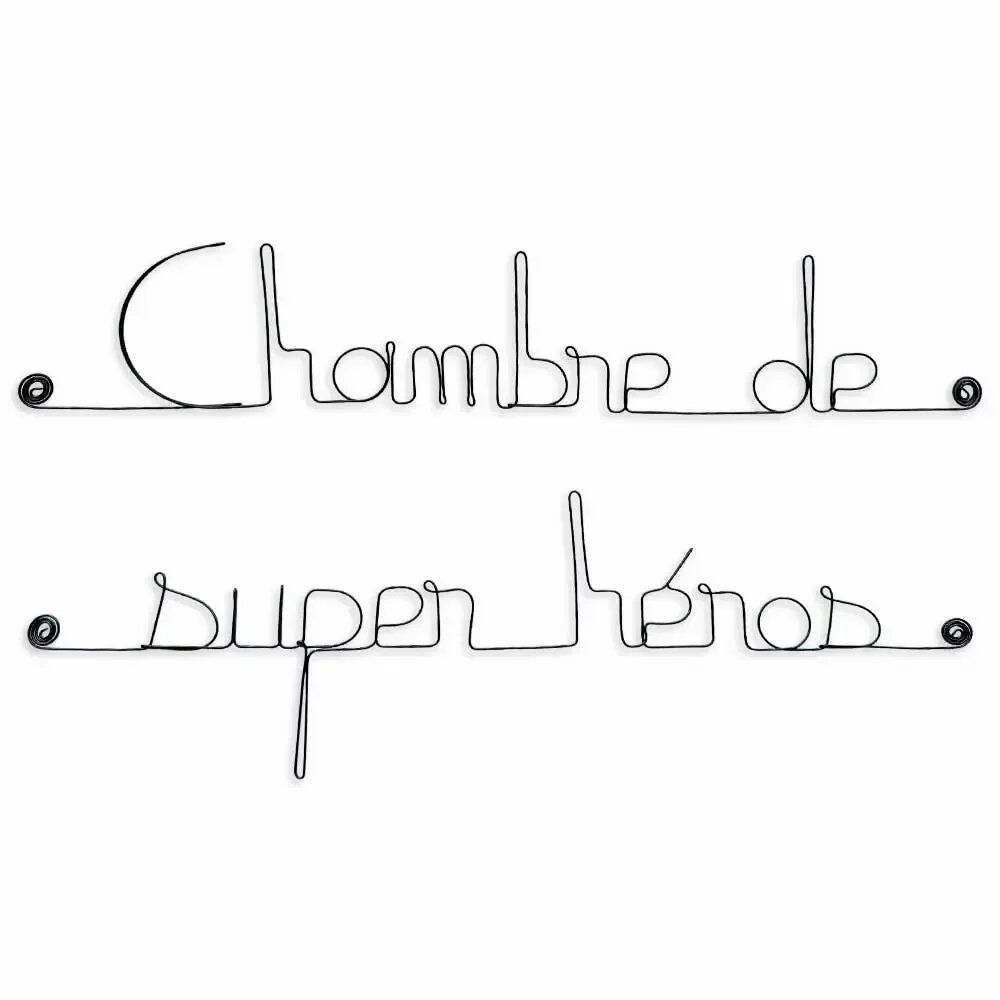 Other wall decoration - Wall decor: "Superhero bedroom" - BIJOUX DE MUR