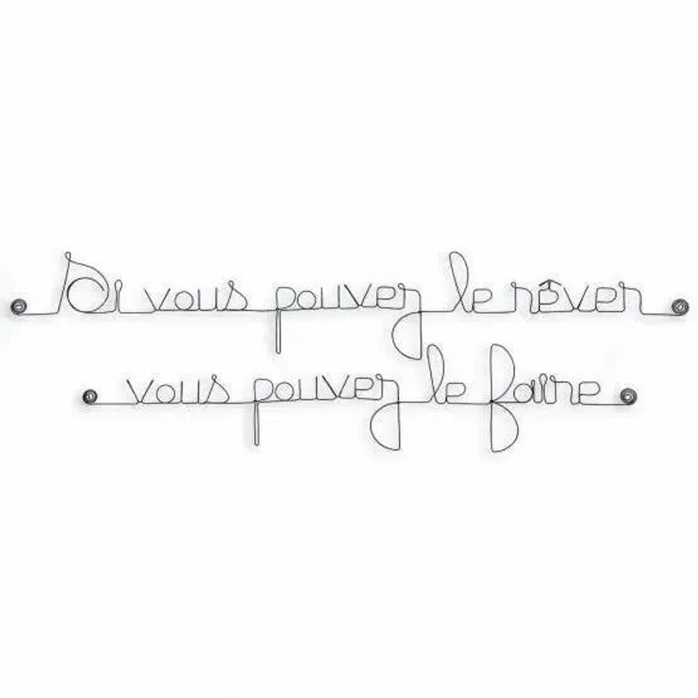 Other wall decoration - Metal Wall Decor - Dreams and Hope - BIJOUX DE MUR