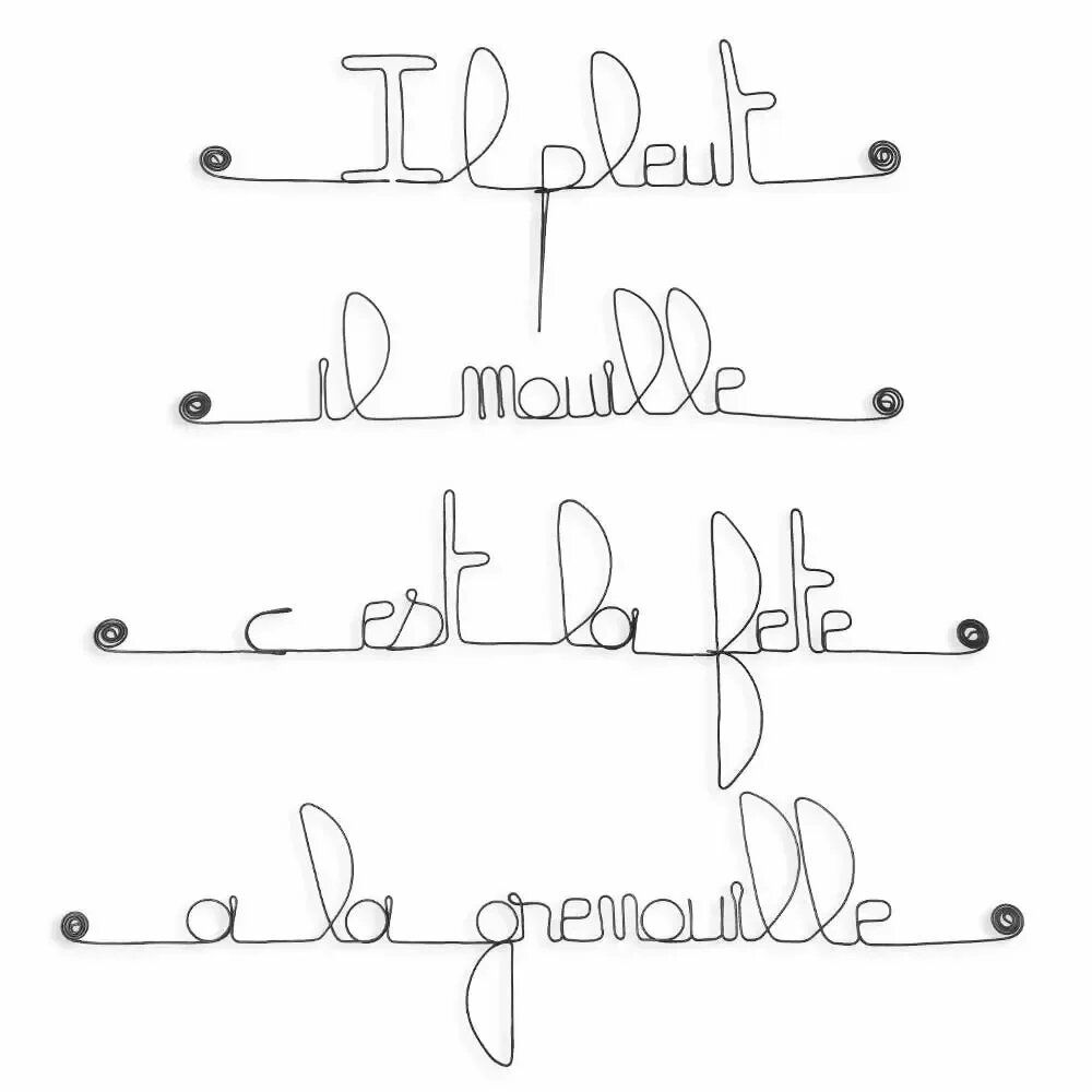 Other wall decoration - Children's Room Wall Decoration Nursery Rhyme Wire - BIJOUX DE MUR