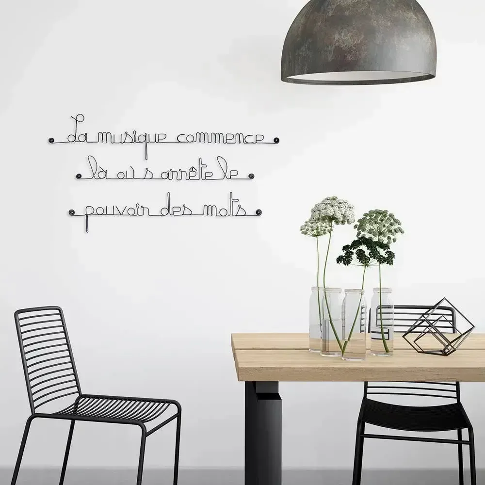 Other wall decoration - Metal wall decoration: Music - BIJOUX DE MUR