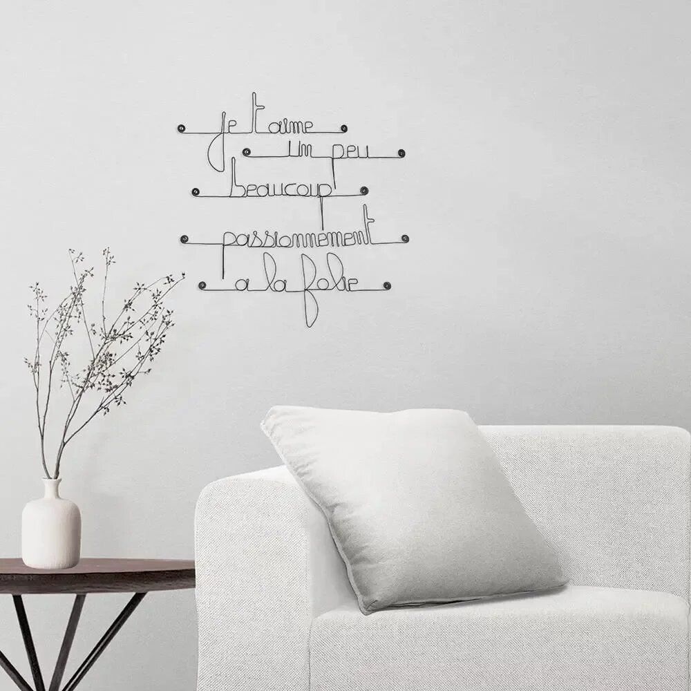 Other wall decoration - Love Themed Wall Decor - "I love you, ..." - BIJOUX DE MUR