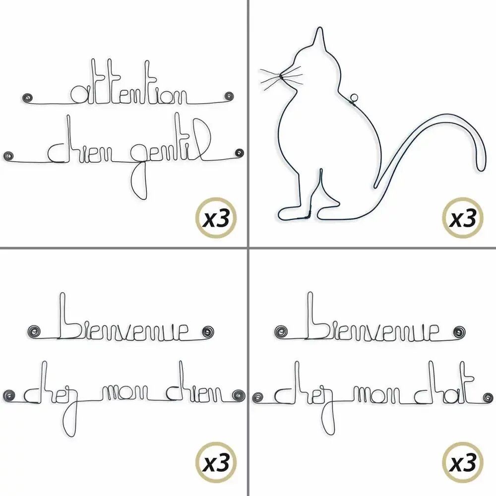 Other wall decoration - 10% OFF ESTABLISHMENT PACK: Cat/Dog - BIJOUX DE MUR