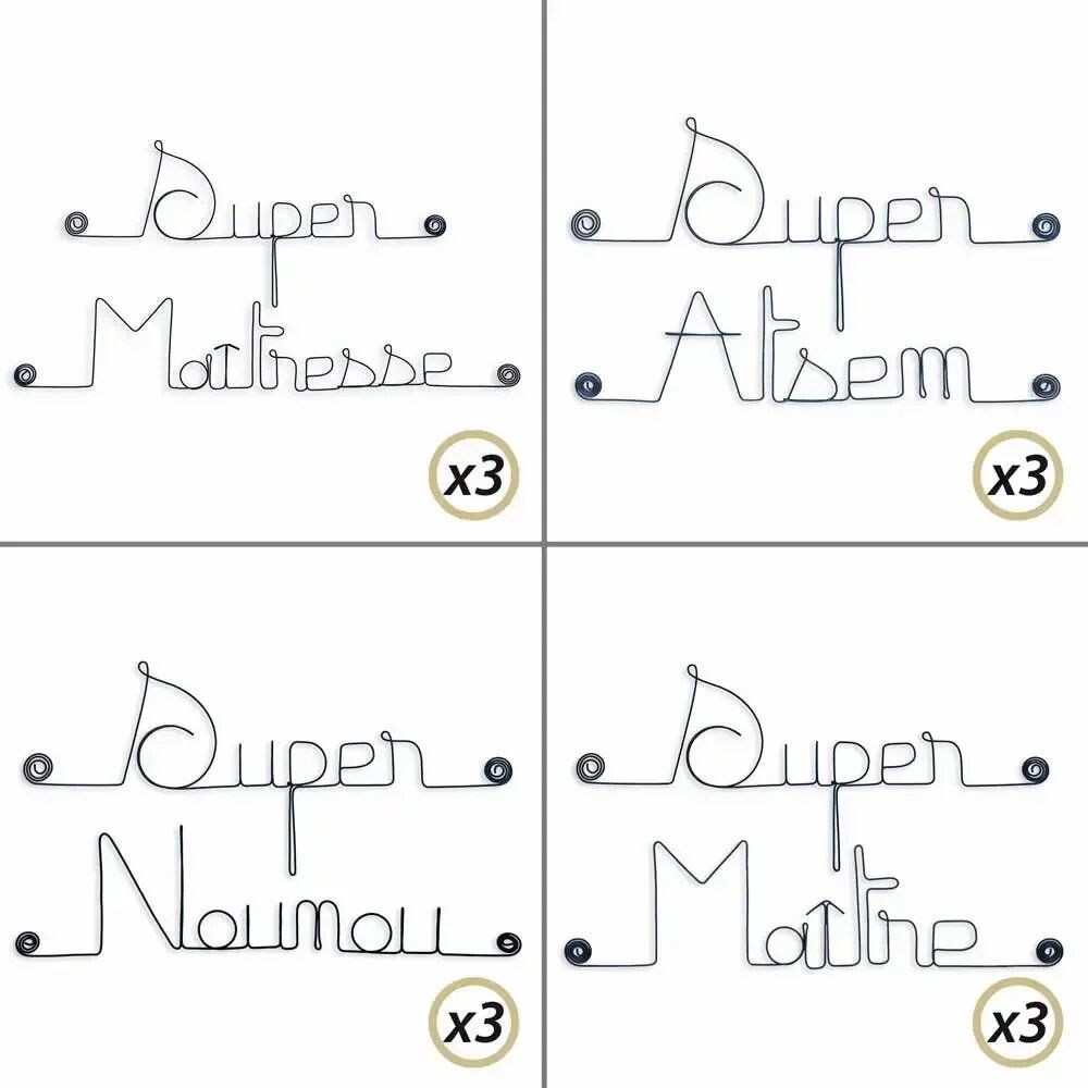 Autres décorations murales - PACK IMPLANTATION 10% OFF : Fin d'année scolaire - BIJOUX DE MUR