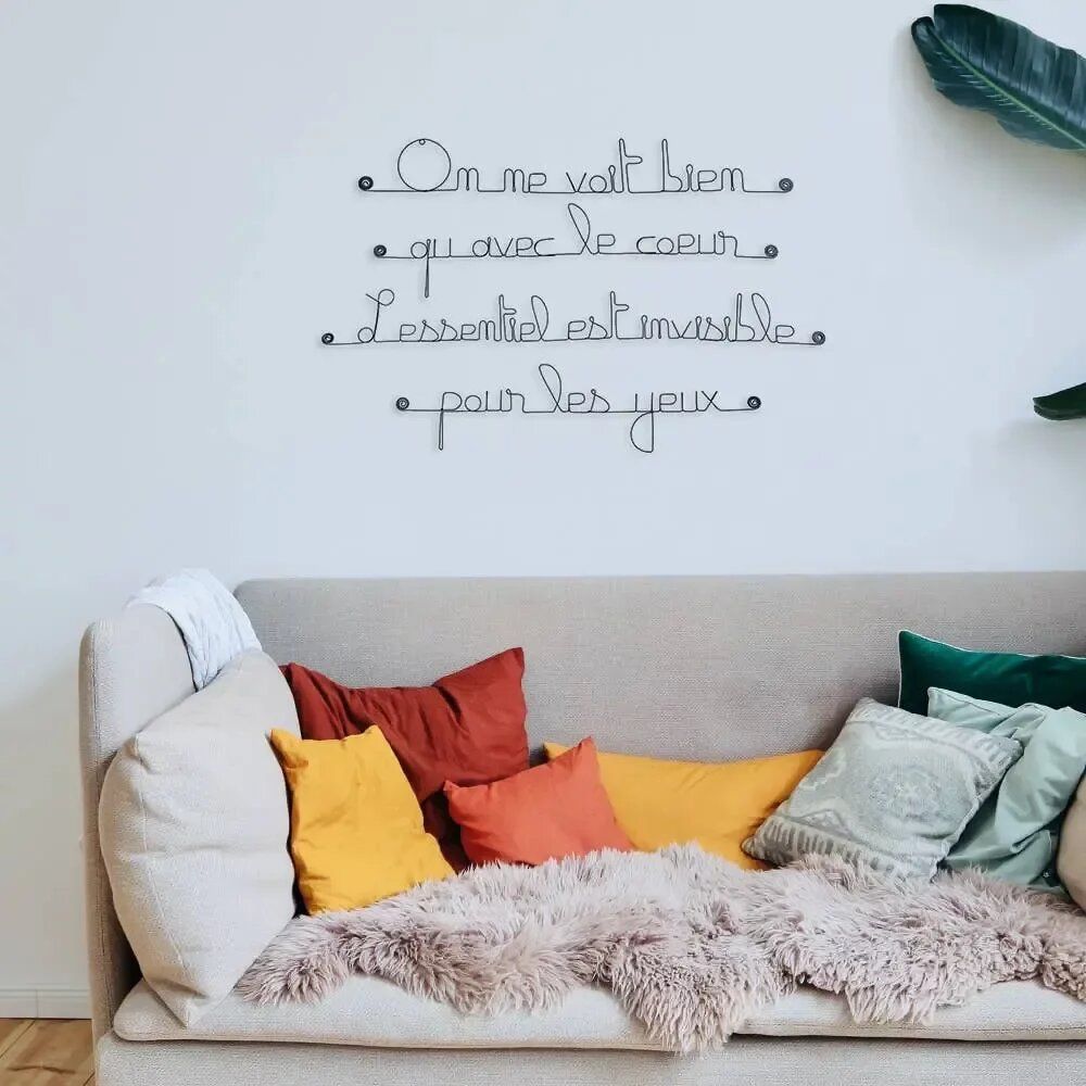 Other wall decoration - Wall Sculpture on Love - BIJOUX DE MUR