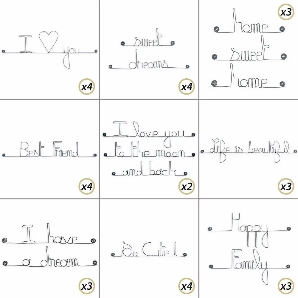 Other wall decoration - Super Pack Implementation 15% Off: English! - BIJOUX DE MUR