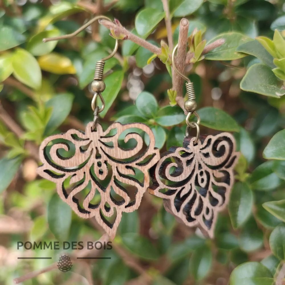 Bijoux - Boucles d'oreilles - Lilou - POMME DES BOIS