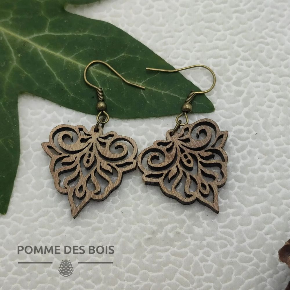 Bijoux - Boucles d'oreilles - Lilou - POMME DES BOIS
