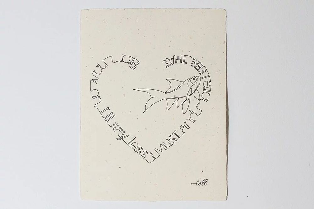 Cadeaux - Carte de correspondance 12,5x16,6cm PAPIER FAIT MAIN - COSETTE ET LES LYS