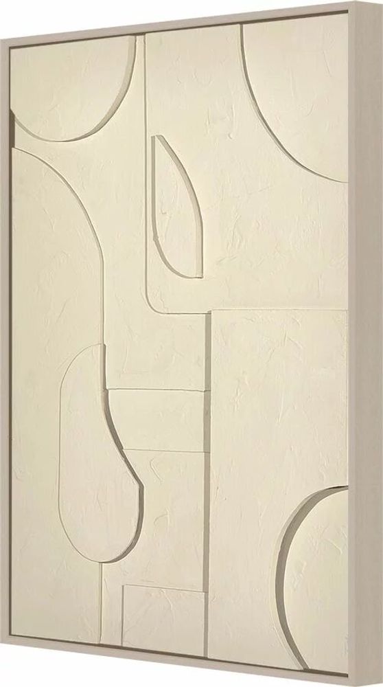 Services - 'Fornells 04 Gris' - Original Painting - 70x90 cm - PERSPECTIVA 10