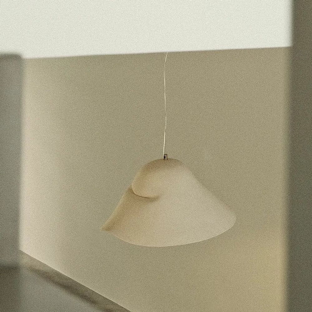 Hanging lights - Folds - Pendant no.1 - ESHEN CERAMICS