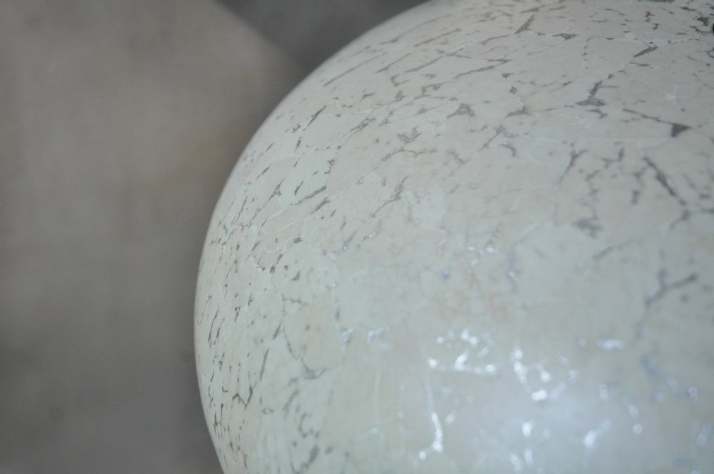Objets de décoration - Sphere Egg Ivory, Vase fait main, pièce de décoration d'intérieur - DV DESIGN