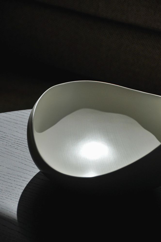 Decorative objects - Dune Line White, Handmade Vase, Interior Design Piece - DV DESIGN