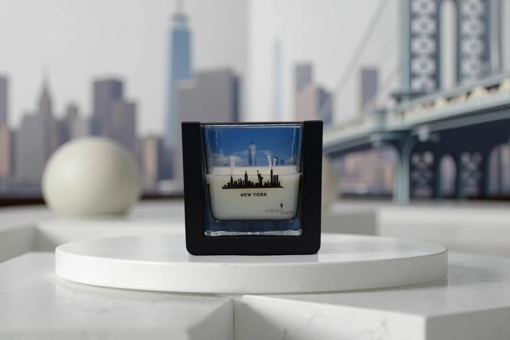 Decorative objects - Vegan shea butter scented candle - Cities - New York - BOUGIES CANDLEARTH